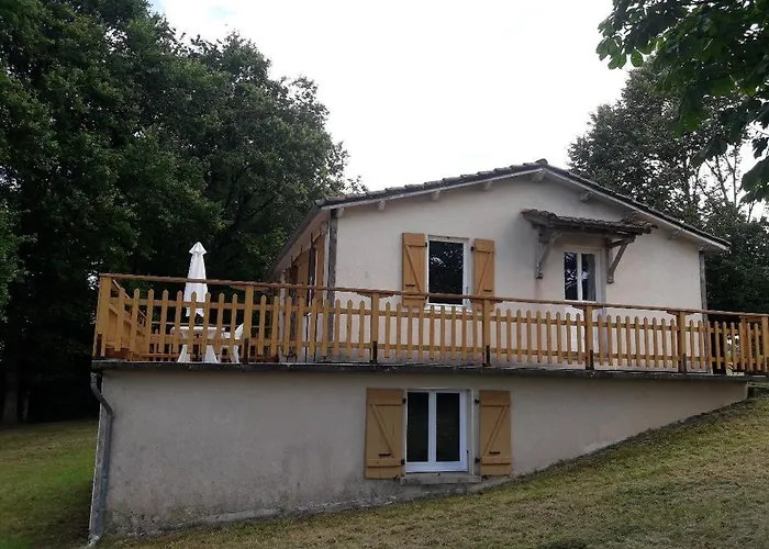 3 Point De Vue Depuis La Grande Terrasse Ferienhaus Sainte-Colombe (Lot)